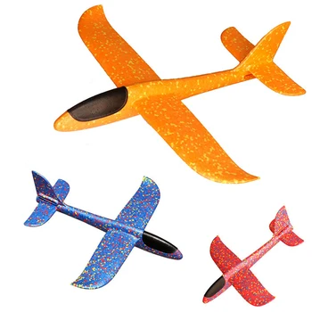

48cm EPP Foam Hand Throw Airplane Outdoor Launch Glider Plane Kids Gift Toys Children Interesting Plane Model Outdoor Fun Toys