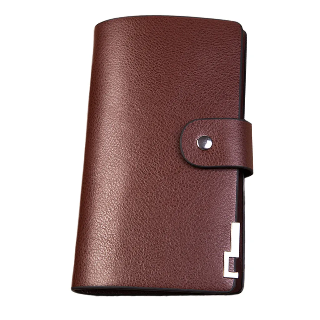 

High-Grade Neutral Soft Leather Large Capacity Business Card Credit Card Package Credit Card Holder Wallet carteira