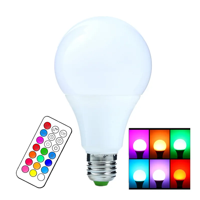 10 Вт RGBWW RGBW E27 A80 R80 Светодиодная лампа RGB белый Теплый Белый LED Настольная