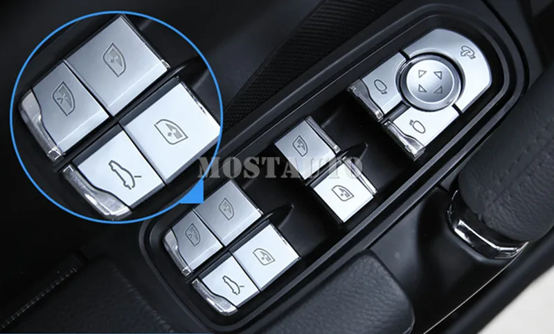 Для Porsche Cayenne Внутренняя дверь окно для кнопки переключателя крышка 2011-2017 13 шт