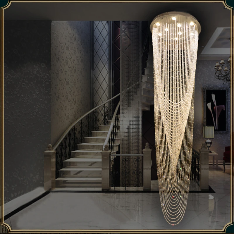 Люстра FUMAT светодиодная K9|stair chandelier|chandelier modernlight chandelier |