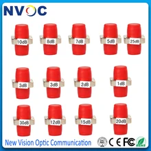 10 шт./лот, одиночный режим, Simplex, FC/UPC фиксированный фланец тип аттенюатор 3dB, SM SX Волоконно-оптический аттенюатор 3,5, 10,15, 20 дБ
