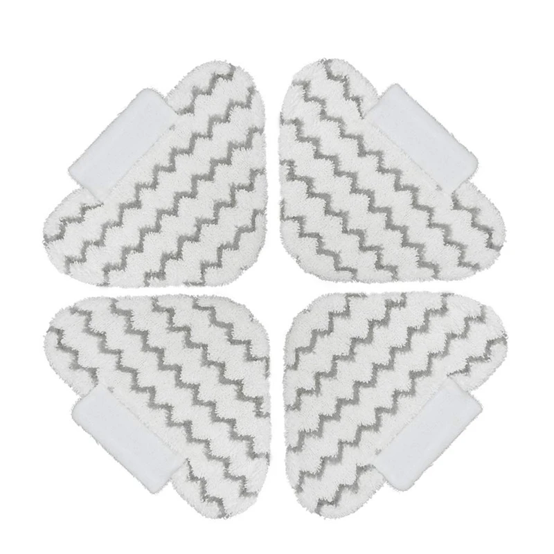 

4 Pcs Triple-cornered Steam Mop Replacement Pads For Shark Lift-Away Pro/Genius Mop S3973 S3973D S5002 S6001 S6002 Washable Mi