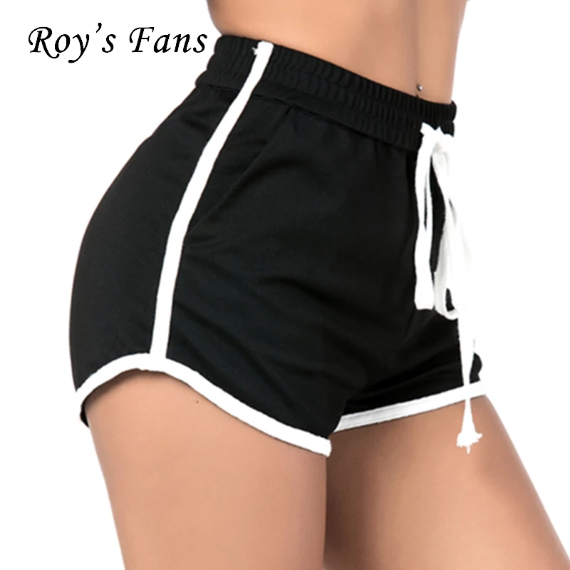 

Roy's Fans high waist shorts women Sexy drawstring beach summer shorts Loose elastic waist streetwear Casual Fashion shorts