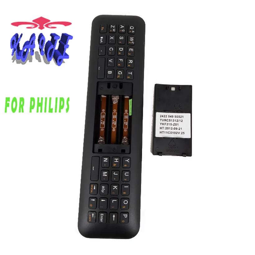 Пульт дистанционного управления Лер ТВ RC51312/12 YKF315-Z01 для Philips tv 46PFL7007T/12 46PFL7007H2 с клавиатурой