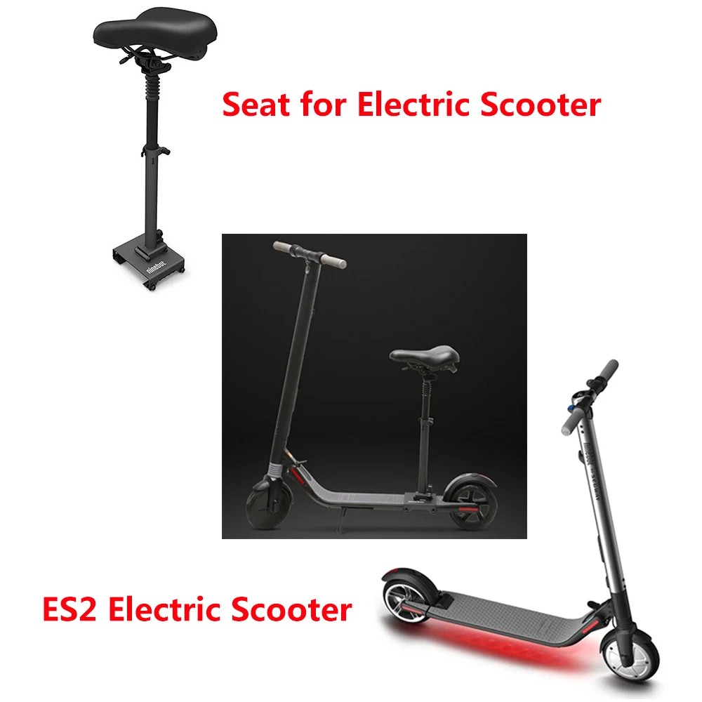 

Ninebot ES2 Folding Electric Scooter 5.2Ah Battery Electric Kick Scooters +Detachable Adjustable Cushion Seat Two Wheels Scooter