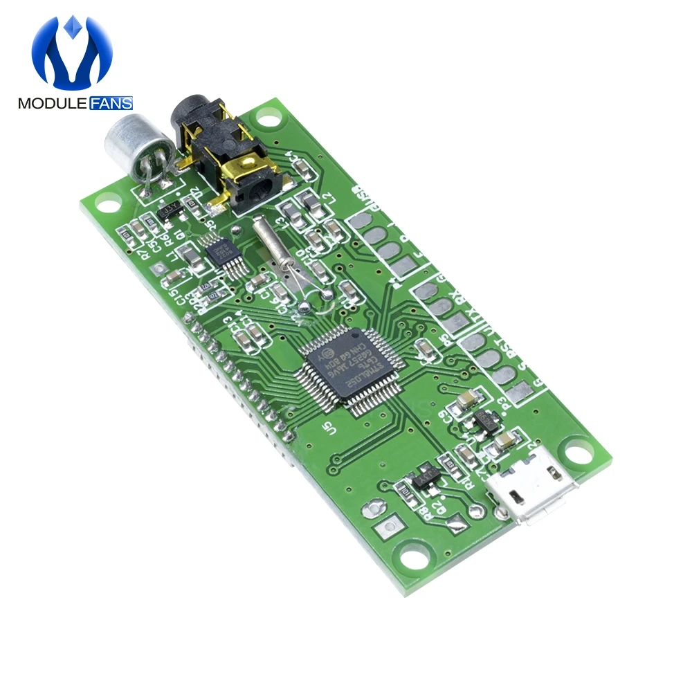 DSP PLL 87-108MHZ lcd FM Радио беспроводной микрофон стерео передатчик/модуль приемника Горячая Распродажа бренд