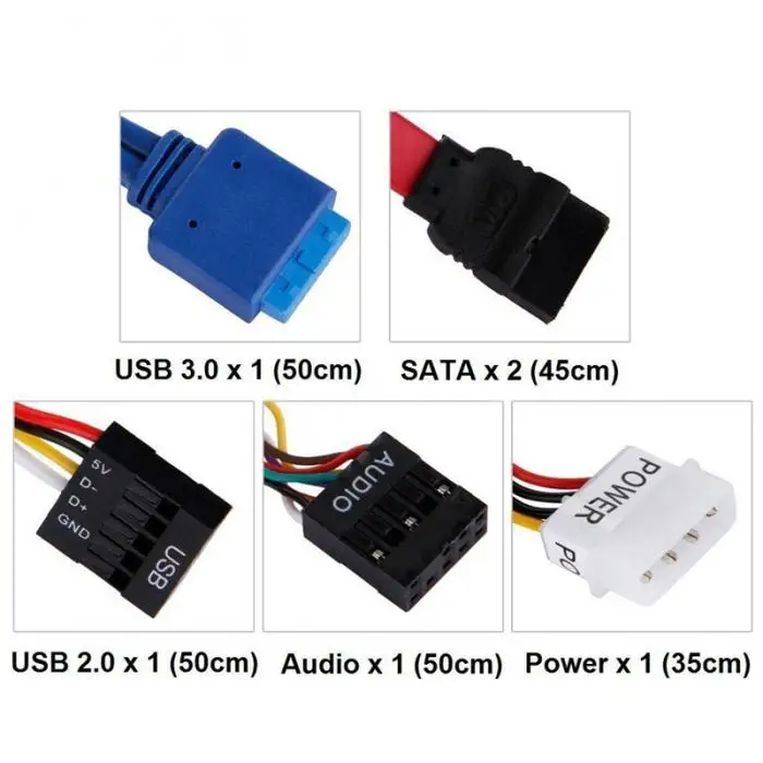 5,25 дюймов медиа-панель передняя Панель USB3.0/2,0 концентратор eSATA SATA считыватель звуковых карт 8 @ 88 DJA99