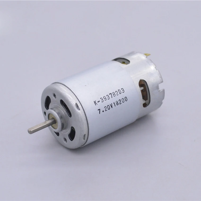 

550 dc motor DC7.2V high power high speed motor for Vacuum cleaner power tool model permanent magnet powerfull machine 18200rpm