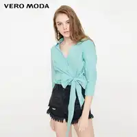 Vero Moda Women's New Striped Bind Personality Decoration Lace-up Shirt | 318331515
