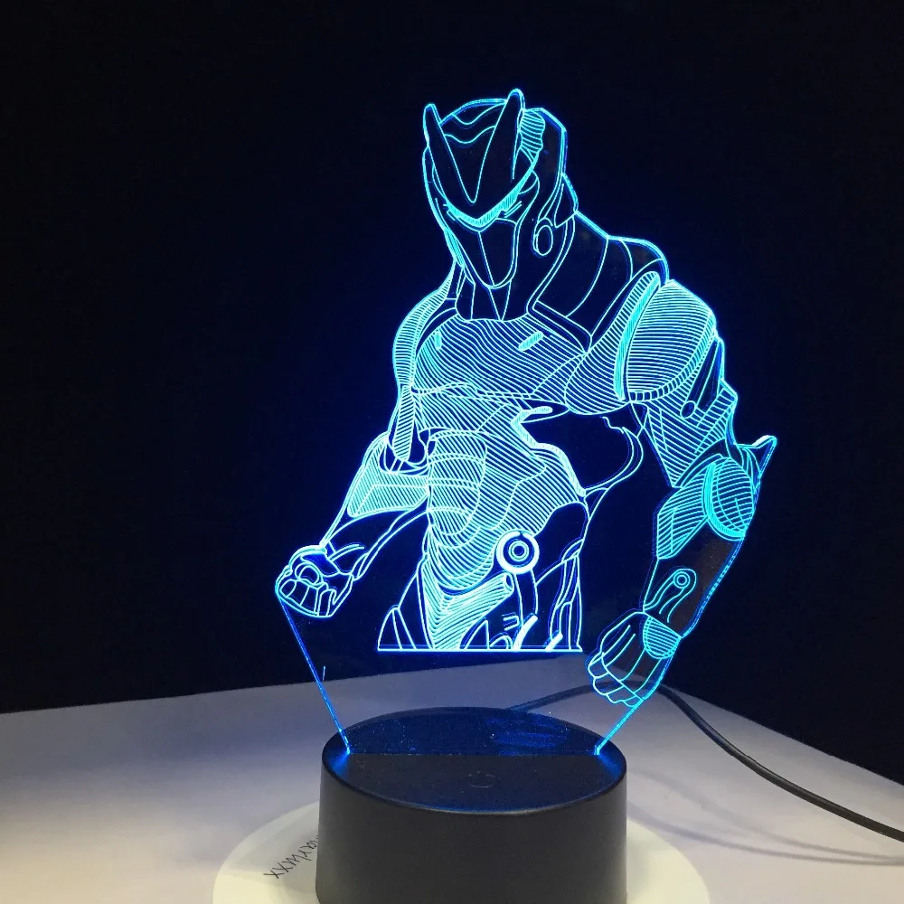 Game 3D Lamp Llama Acrylic Night Light 7 Color Change Table Lamp For