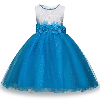

Girls Lace Baby Dresses Kids Evening Party Dresses For Birthday Christmas Gift Toddler Girl Clothes Age Size 3 4 5 6 7 8 9 12 14