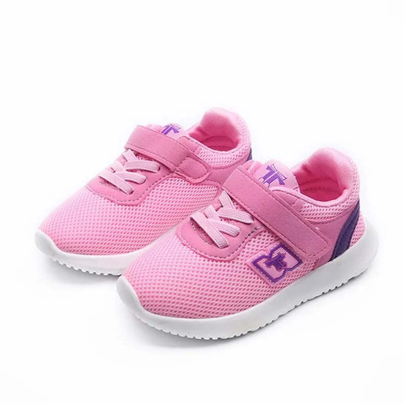 شبكة الأطفال أحذية 2019 الخريف جديد تنفس صافي الاطفال احذية الجري ل عدم الانزلاق الفتيان الفتيات عارضة أحذية رياضية الطفل طفل