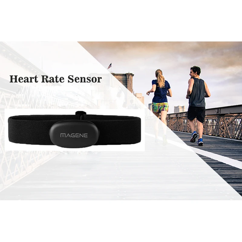 

Bluetooth4.0 ANT+Heart Rate Sensor Compatible GARMIN Bryton IGPSPORT Computer Running Sports Bike Heart Rate Monitor Chest Strap