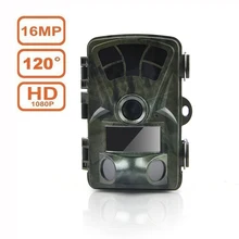 Охотничья камера 16MP 1080P для наблюдения в дикой природе охотничья тропа камера IR ночного видения 65ft/20m IP56 Водонепроницаемая широкоугольная камера