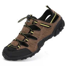 Уличные сандалии; Мужская дышащая Летняя обувь; Мужские Пляжные шлепанцы; спортивная обувь; нескользящие кроссовки на плоской подошве; Tenis Masculino