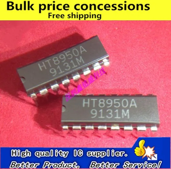 Freeshipping 10pcs/50pcs/100pcs HT8950A HT8950 DIP 16 The integrated ...