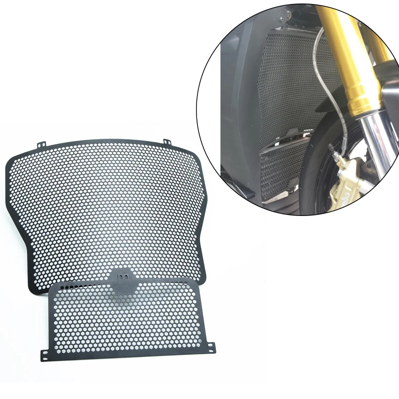 

Black Moto Radiator Grille Oil Cooler Guard Cover Protection For BMW HP4 S1000RR S1000R S1000XR S 1000R RR XR 2014 2015 2016