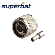 Superbat 10 шт. РФ Разъем N обжимной разъем для RG174, RG178, RG316, LMR100, 1.13 Кабель