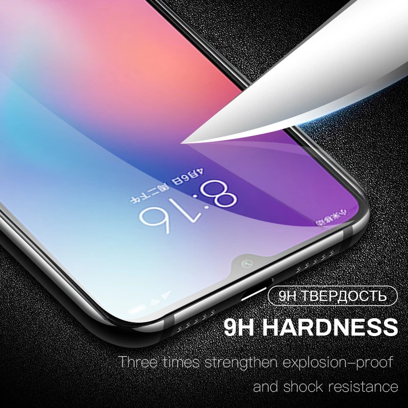 Закаленное стекло 9D для Xiaomi Mi 9SE защитная пленка экрана 9 SE 9T 9X|Защитные стёкла и