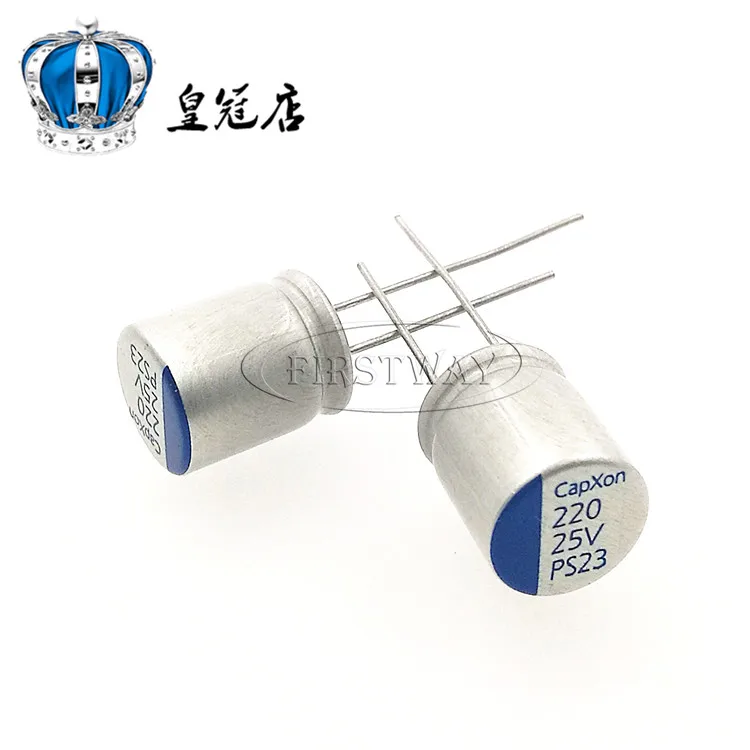Твердые конденсаторы 25V220UF 10*12 Емкость материнской платы 220 мкФ 25V 10*12mm |