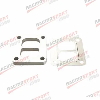 

T4 Turbo Inlet Flange SS304 Divided Weld 1/2" Thick + T304 SS Gasket