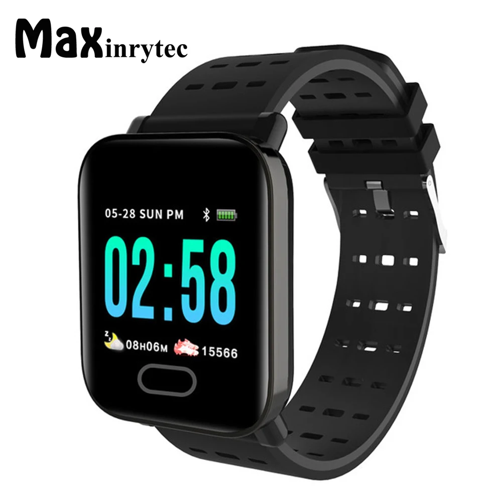 Maxinrytec A6 Спорт Смарт часы цветной экран активности фитнес трекер монитор