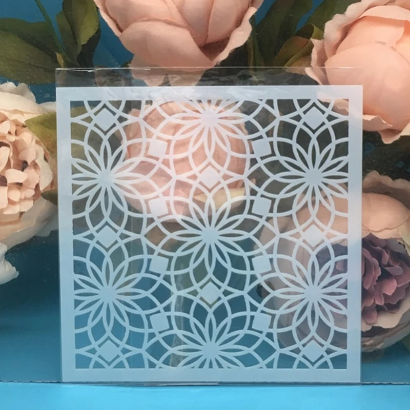 

13cm 5" Flower in Flower DIY Layering Stencils Painting Scrapbook Coloring Embossing Album Decorative Paper Card Template