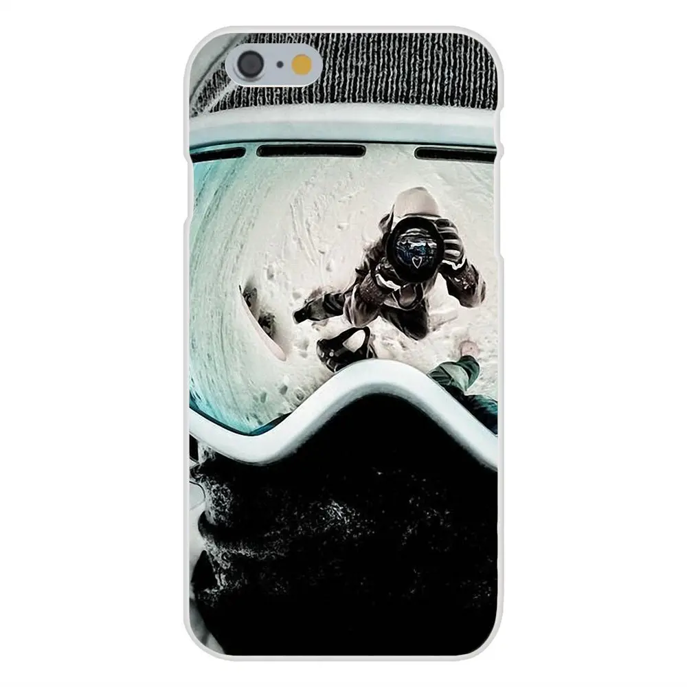 as picture Для Apple iPhone 4 4S 5 5C 5S SE 6 6 S 7 8 Plus X XS Max XR мягкий чехол для мобильного телефона Сноубординг - Цвет: as picture