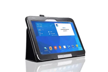 

(100pcs) DHL Case Cover for Samsung Galaxy Tab 4 10.1 SM T530 T531 T535 Ultra Thin pu Leather Stand Protector Tablet Case Cover