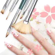 

5pcs Nail Art Tools Brushes Set Drawing Paint Brush Set Nail Brush Nail Art Tools Drill Point Pen Gel