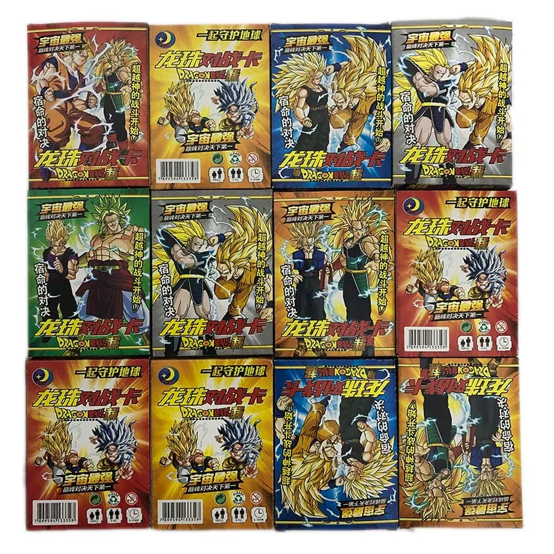 

408pieces Dragon Ball Super Ultra instinct Goku action toy figures Commemorative edition card collection game