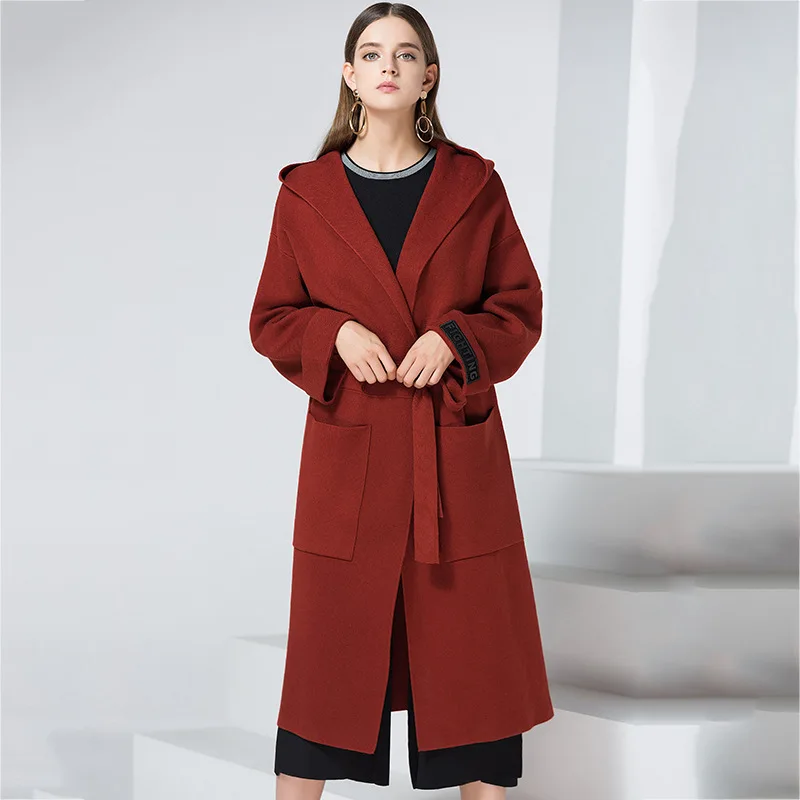 Runway Ladies Coats for Women Plus Size Long Designer Long Coat Wool ...