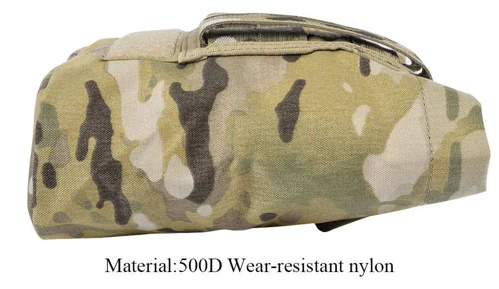 Bolsa de Despejo Emersongear Gota Bolsa Tático Molle Revista Airsoft Paintball Caça Ferramenta Mag Multicam Preto Em9041 4 High Quality Esporte e Lazer