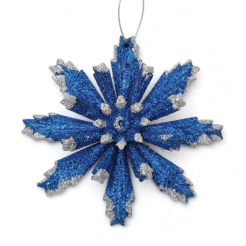 Homegrown Christmas flowers Blue Christmas tree decoration for