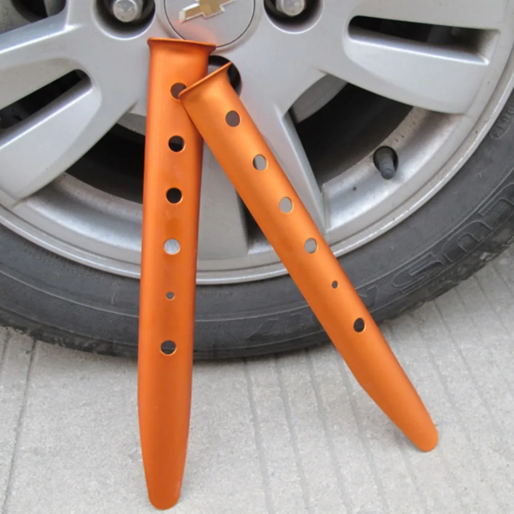 23CM 31cm Aluminum U Shaped Tent Nail Tent Stakes Snow Peg Sand Peg for