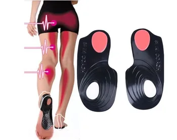 

Silicone 3/4 length X/O-Legs Orthopedic Insoles Flat Foot Orthotics corrector Arch Support Massaging Shoe Insole Pad for Shoes