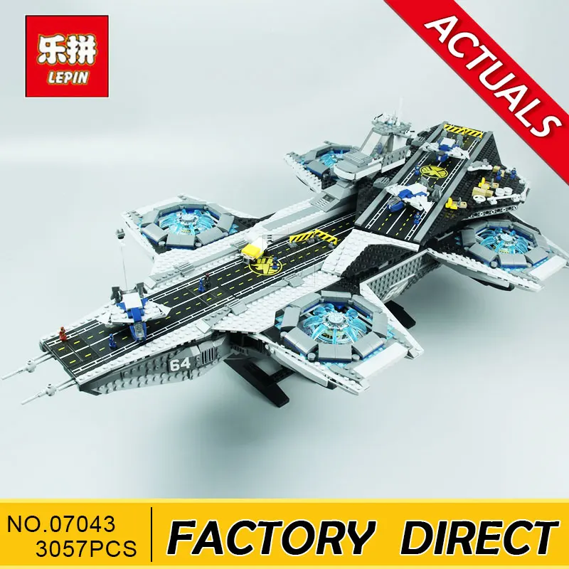 

Lepin 07043 Super Heroes The Shield Helicarrier Model Building Kits Blocks Bricks Toys Compatible 76042