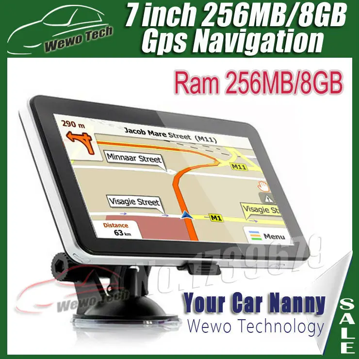 Cheapest ! 7 inch auto GPS navigation 2015 DDR3 256MB/8GB 800*480 maps for Russia FM 800 MHz WinCE 6.0 Freeshipping Navigator | Автомобили
