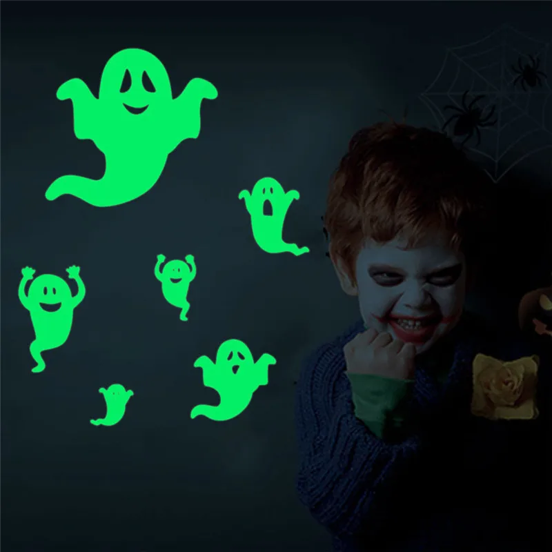 Buy Wall Stickers Ghost Removable Luminous Wall