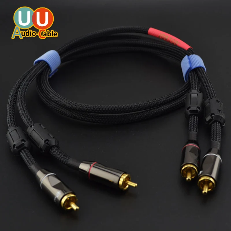 Кабель HIFI RCA SPDIF цифровой аудиокабель/утолщенный настенный кабель Budweiser + Canare L 4E6S с