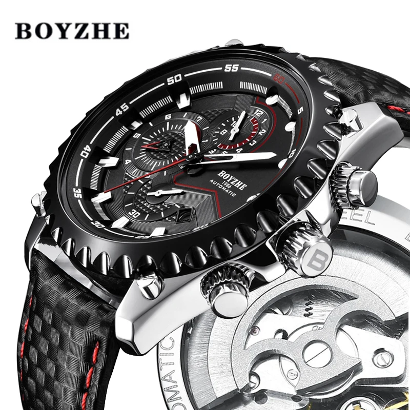 Buy BOYZHE New Men Sport Automatic Mechanical Watch