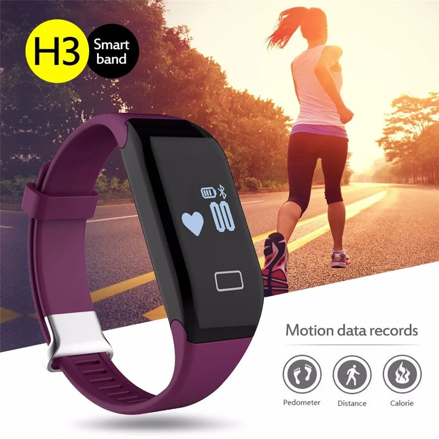 AWEI H3 heart rate sports smart Wristband FAST CLICK ONLINE