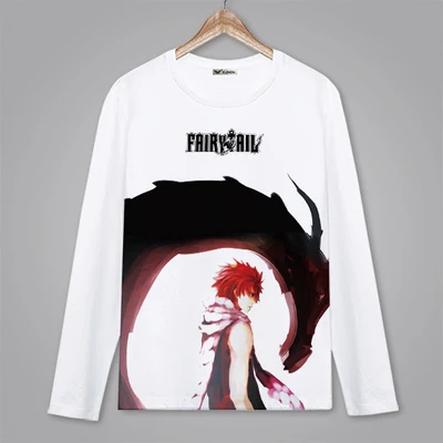 Fairytail футболки для мужчин известный аниме Фея хвост футболка короткий рукав O образным вырезом мужская хлопковая рубашка L005