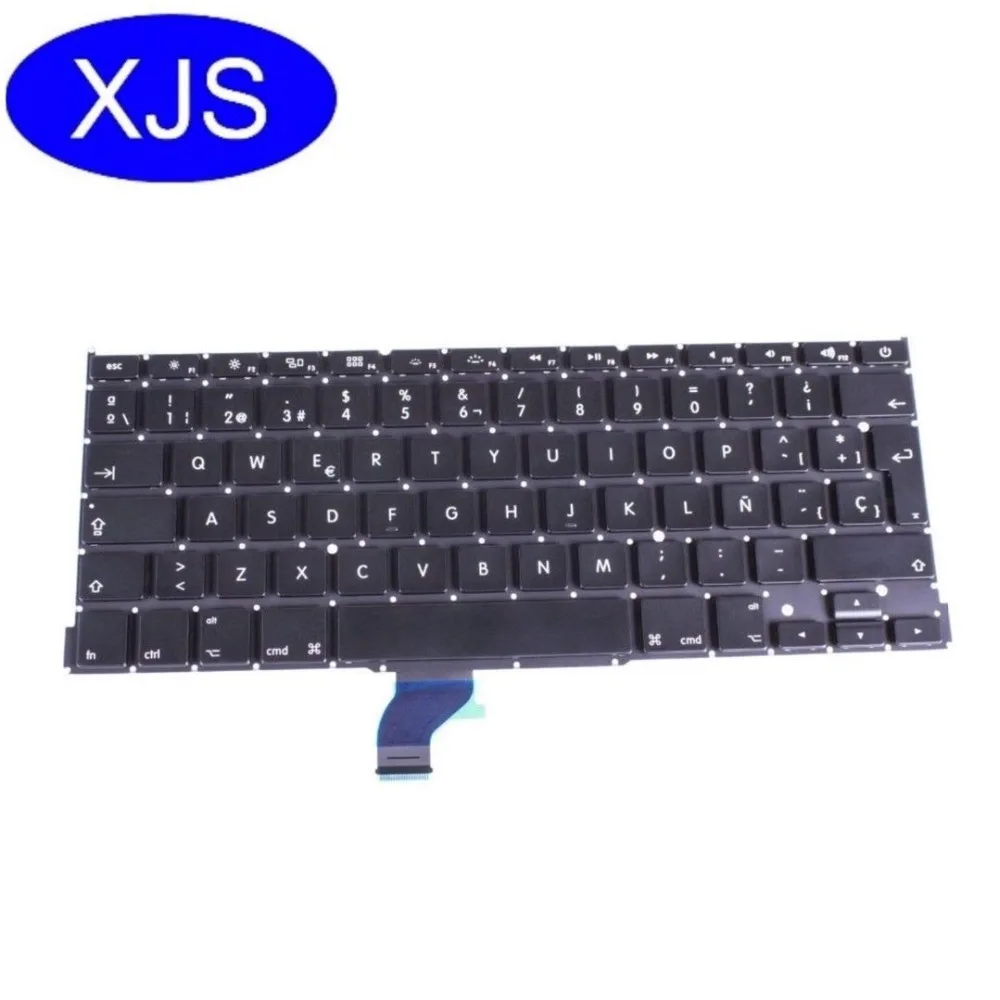 A1502 испанская клавиатура для Macbook Pro retina 1" A1502 ME864 ME865 ME866 испанская/испанская клавиатура