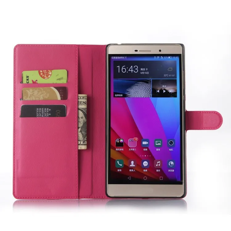 Luxury Wallet Flip PU Leather Case Cover For Huawei P8 Max Case Cell Phone Case Back Cover Skin With Card Holder Stand (6)