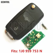 Chave automotiva remota qcontrol, controle remoto diy para skoda fabia octavia › 1999 2000 2001 2002 2003 2004 2005 2006 2009