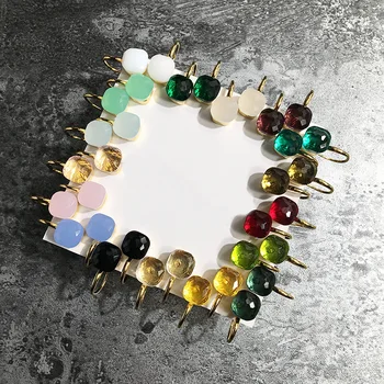 

Hot Middle East Brand high quality Jewelry earrings For Women colorful crystal Candy colors earrings Multicolor selection