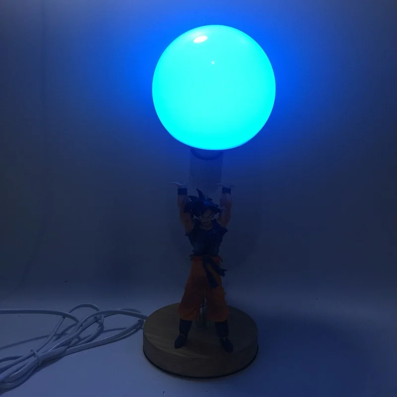 Dragon Ball Сон Гоку прочность бомбы Luminaria светодио дный красочные деревянные Night Light сувениры Номер Декоративные светодио дный освещения