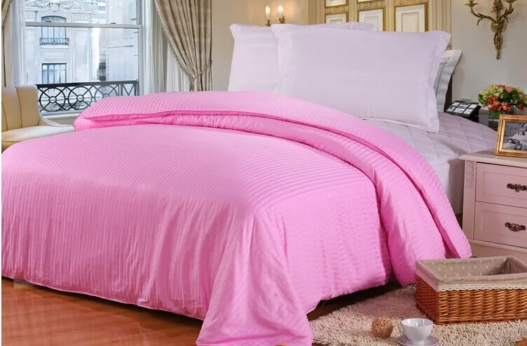 Hotel-Solid-Stripe-Cotton-Bedclothes-Solid-Design-No-Fading-Duvet-Cover-Twin-King-Full-Queen-Size (1)